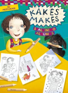 Kakės Makės spalvinimo albumas 