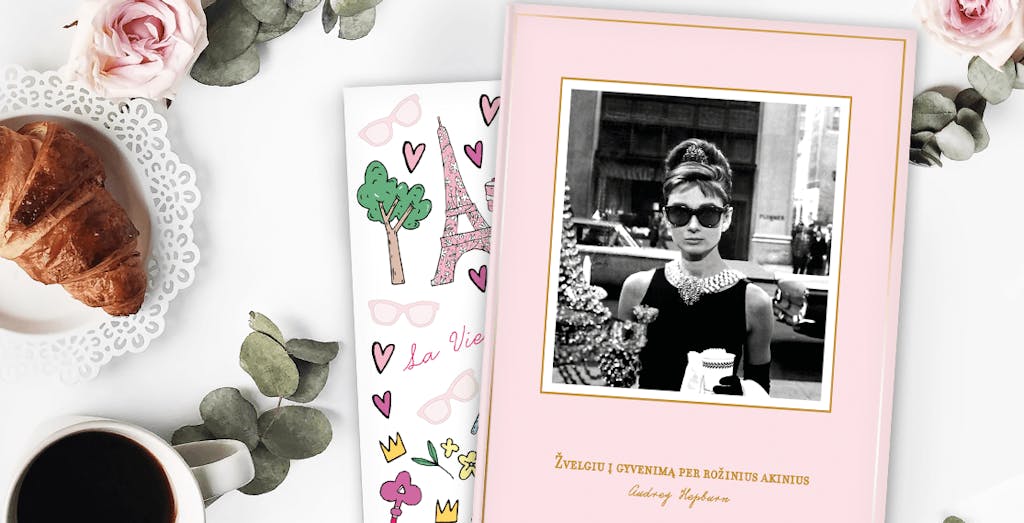 Žvelk į gyvenimą per rožinius akinius kaip Audrey Hepburn